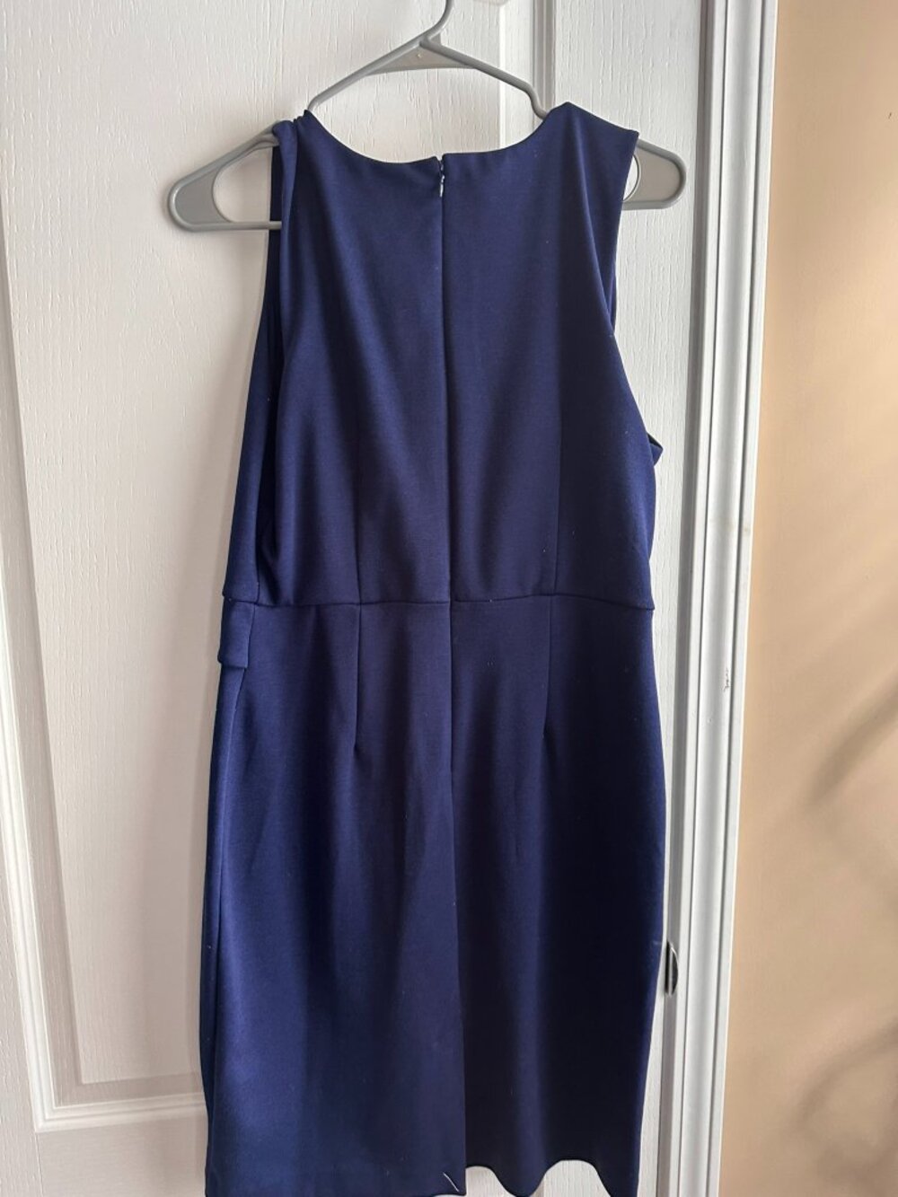Ann Taylor Factory Navy Blue Sleeveless Dress Size 8 - Picture 3 of 3